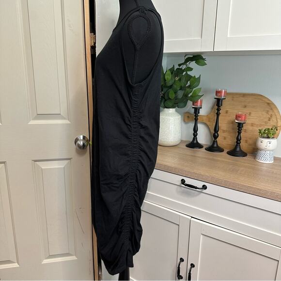 Ingrid & Isabel Essential Bodycon Mini Maternity Dress Black LBD Stretchy Sz XL - Picture 6 of 13